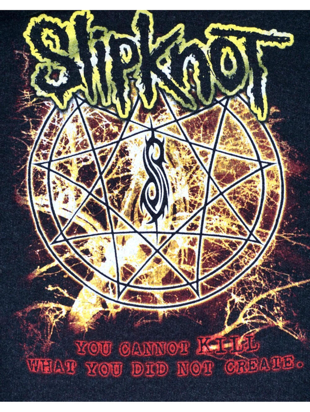 Slipknot Hoodie Mens Large 2023 Concert Tour Merch Heavy Metal Band Sweatshirt